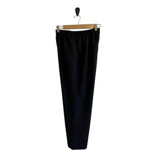 Alfred Dunner Black Stretchy Waistband Dress Pants/Slacks Size 12